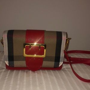 Authentic Burberry over the shoulder bag